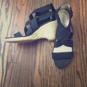 Strappy wedges